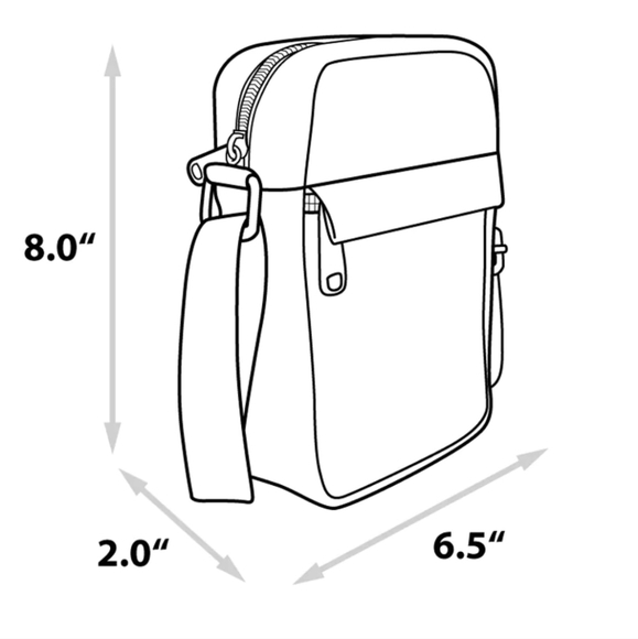 Star Wars Boba Fett Floral Crossbody Bag - Picture 3 of 6